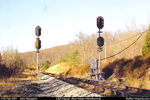 C&O Railway signal: Blue Ridge (EB)